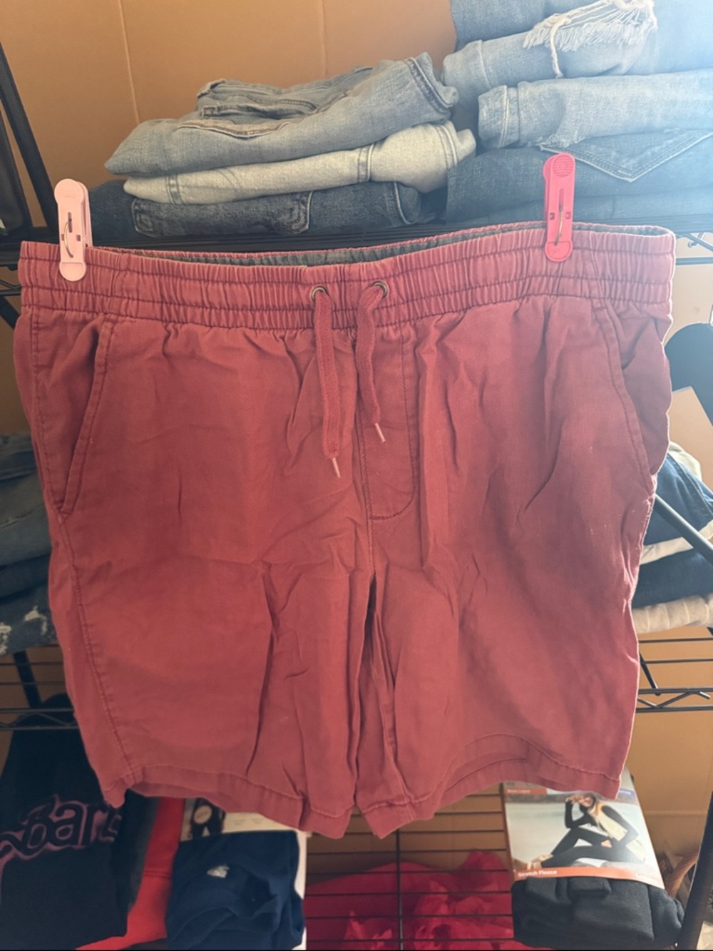 Sonoma men’s red shorts